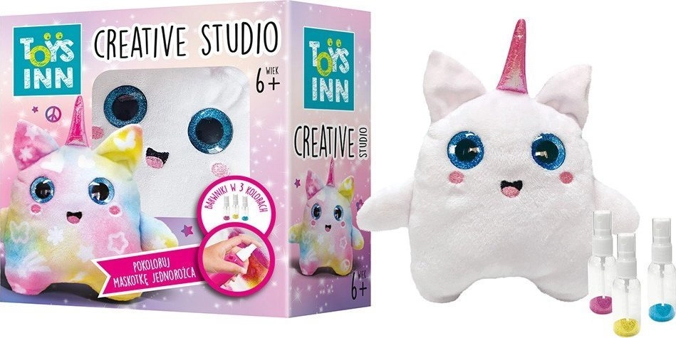 Spray Dye Unicorn Unicorn mascot decoration