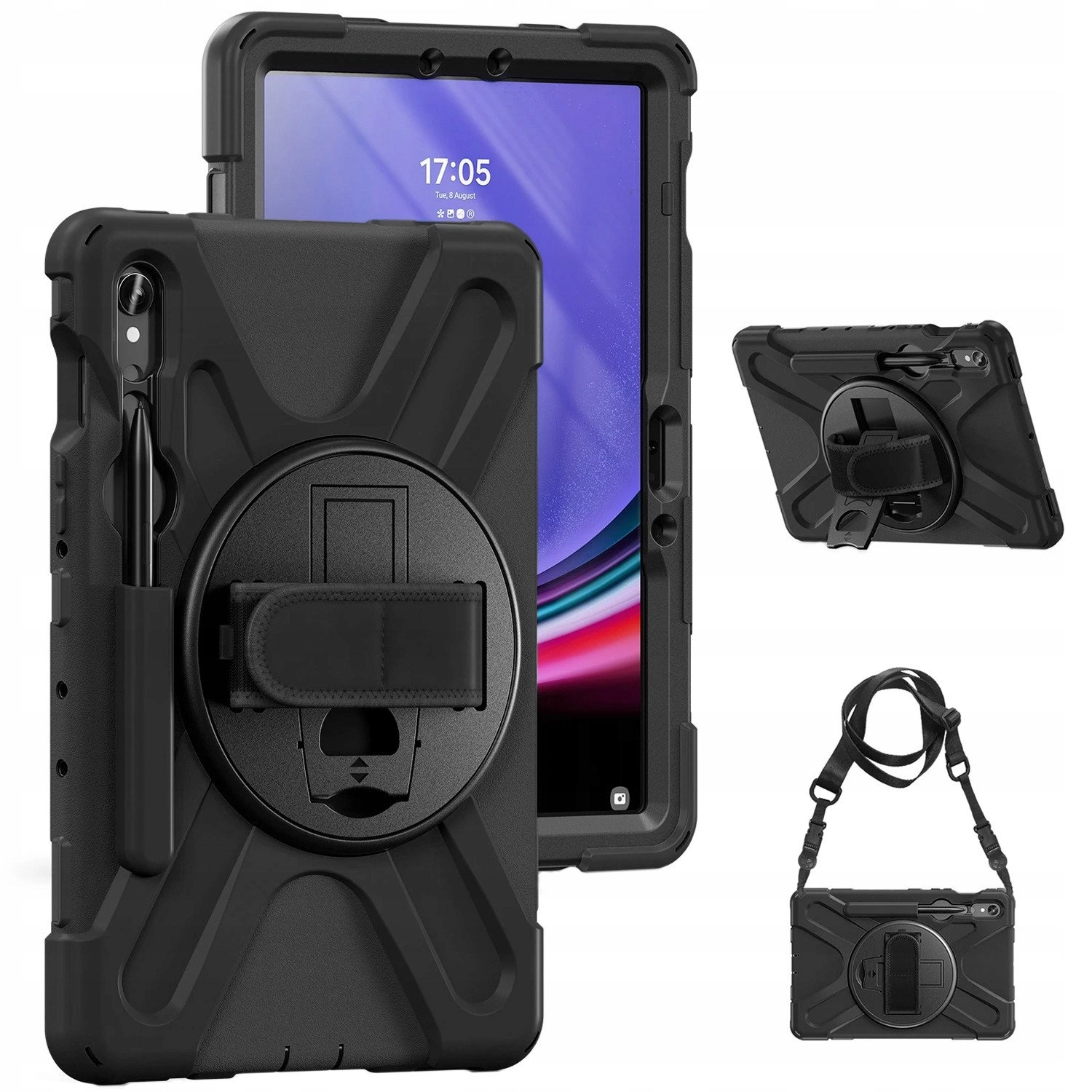 Armor Case with Holder and Strap