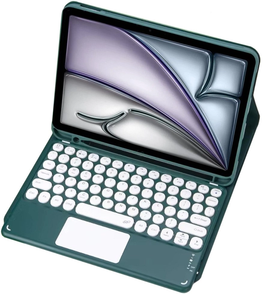 Bluetooth Touchpad Keyboard Case for iPad