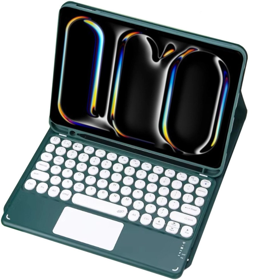 Bluetooth Touchpad Keyboard Case for iPad