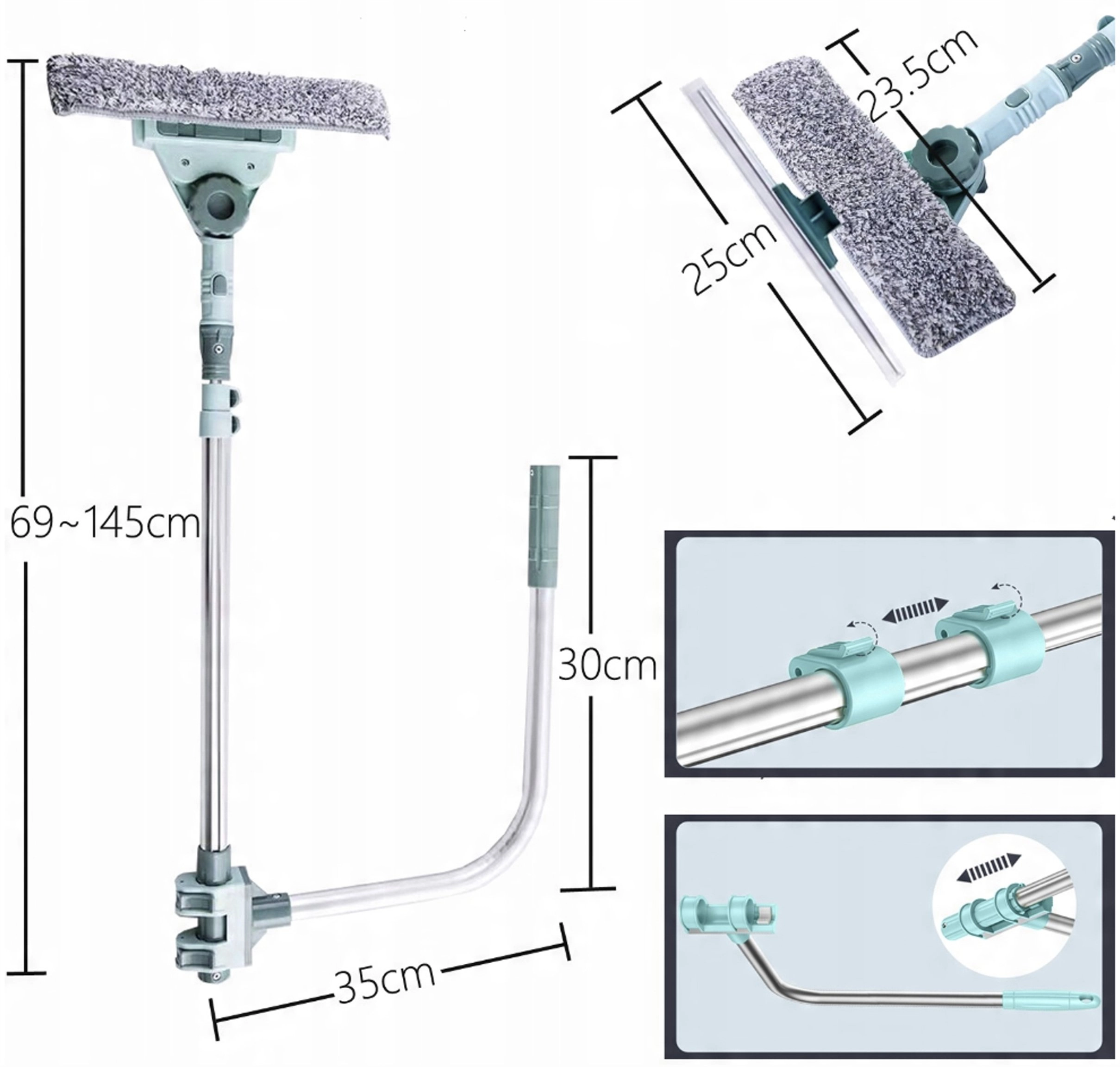 Strado window washer 2in1 Telescopic washer