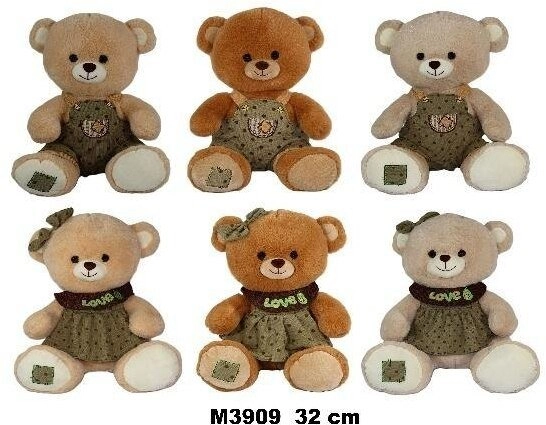 Miś w sukience 32cm MIX 5904073177155