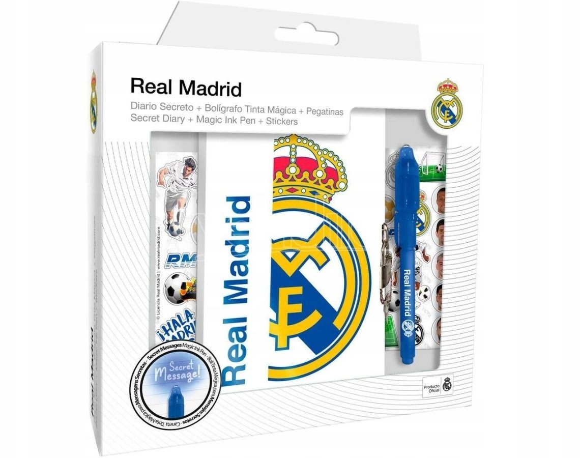 Pamiętnik z magicznym długopisem real madrid