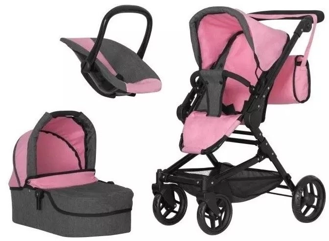 Stroller with a gondola and an