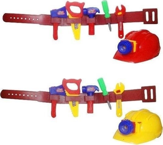 Set of tools on the belt