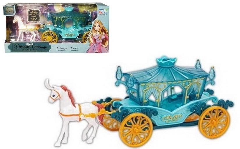 A carriage with a horse 5902496192359