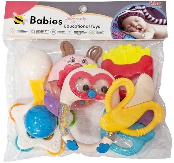 Swede Rattles and teethers 7 pcs