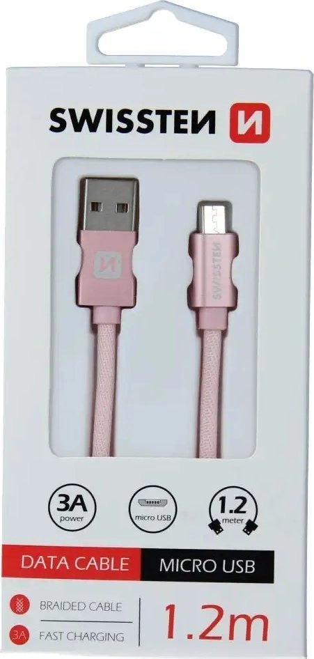 Swissten USB-A - micro-B USB cable
