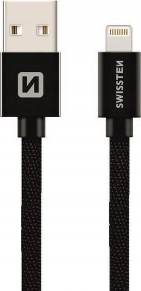 Swissten Textile Fast Charge 3A Lightning