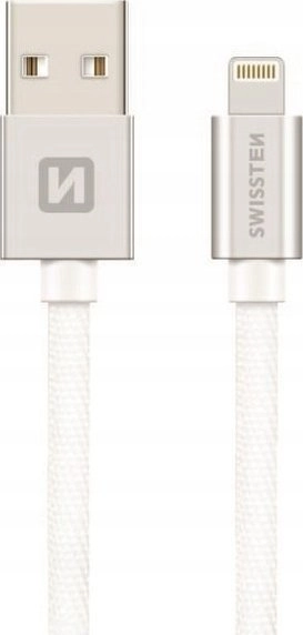 Swissten Textile Fast Charge 3A Lightning