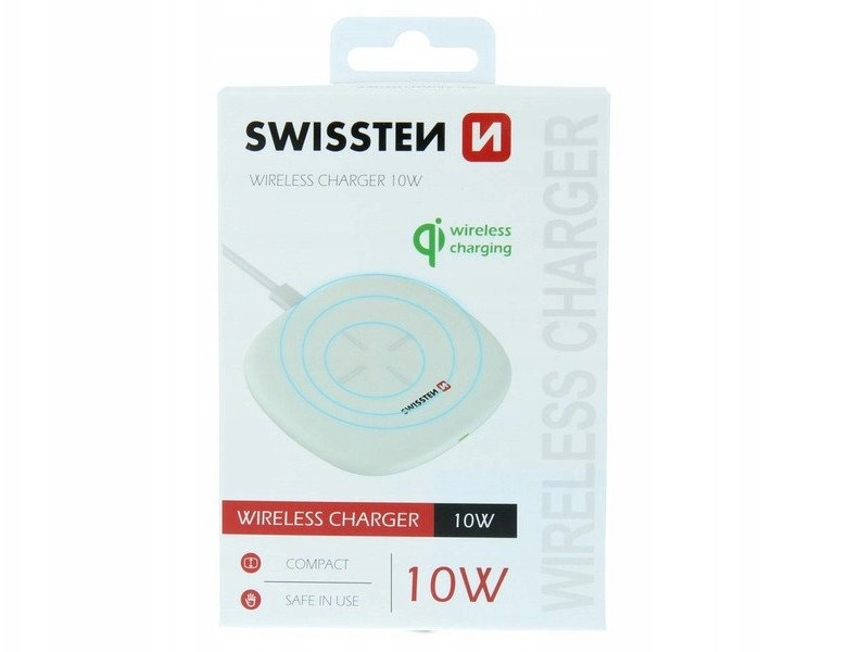 Swissten 10W Wireless charger with USB-C
