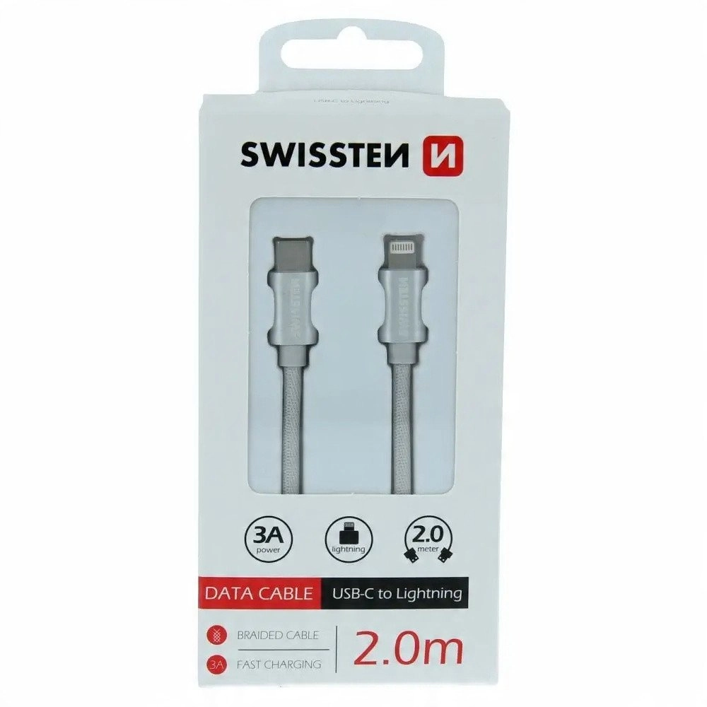 Swissten Textile Universal Quick Charge 3