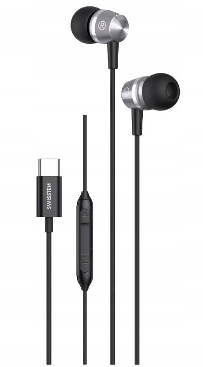 Swissten Metallic USB-C Austiņas 51109100 8595217487390