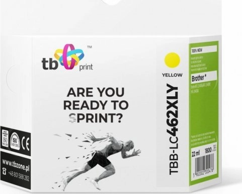 Ink for Brother MFC-J3540DW TBB-LC462XLY 100%