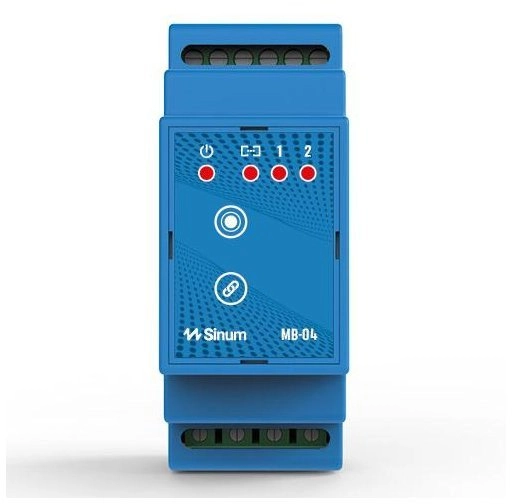 Wireless gate module for DIN rail