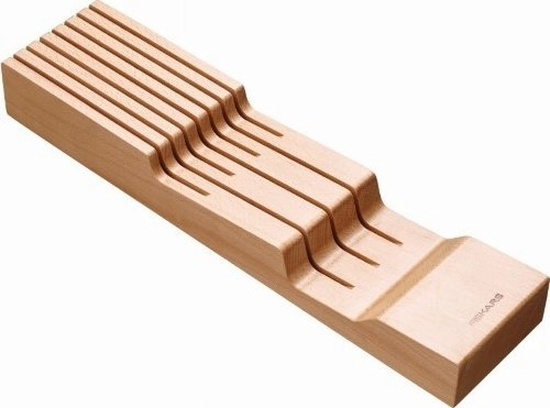 TESTED NUTRITION Fiskars Wooden Knife Block