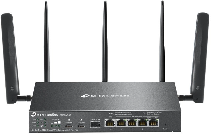 TP-Link Omada ER706WP-4G wireless router Gigabit