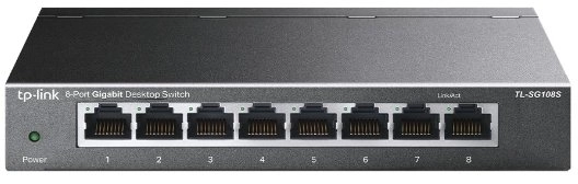 TP-Link TL-SG108S(UN) network switch Unmanaged Gigabit
