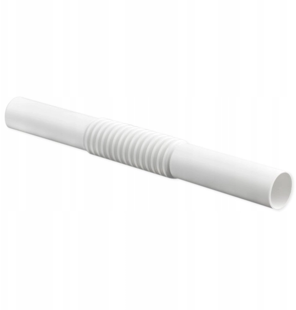TTPLAST White flexible corrugated connector PVC