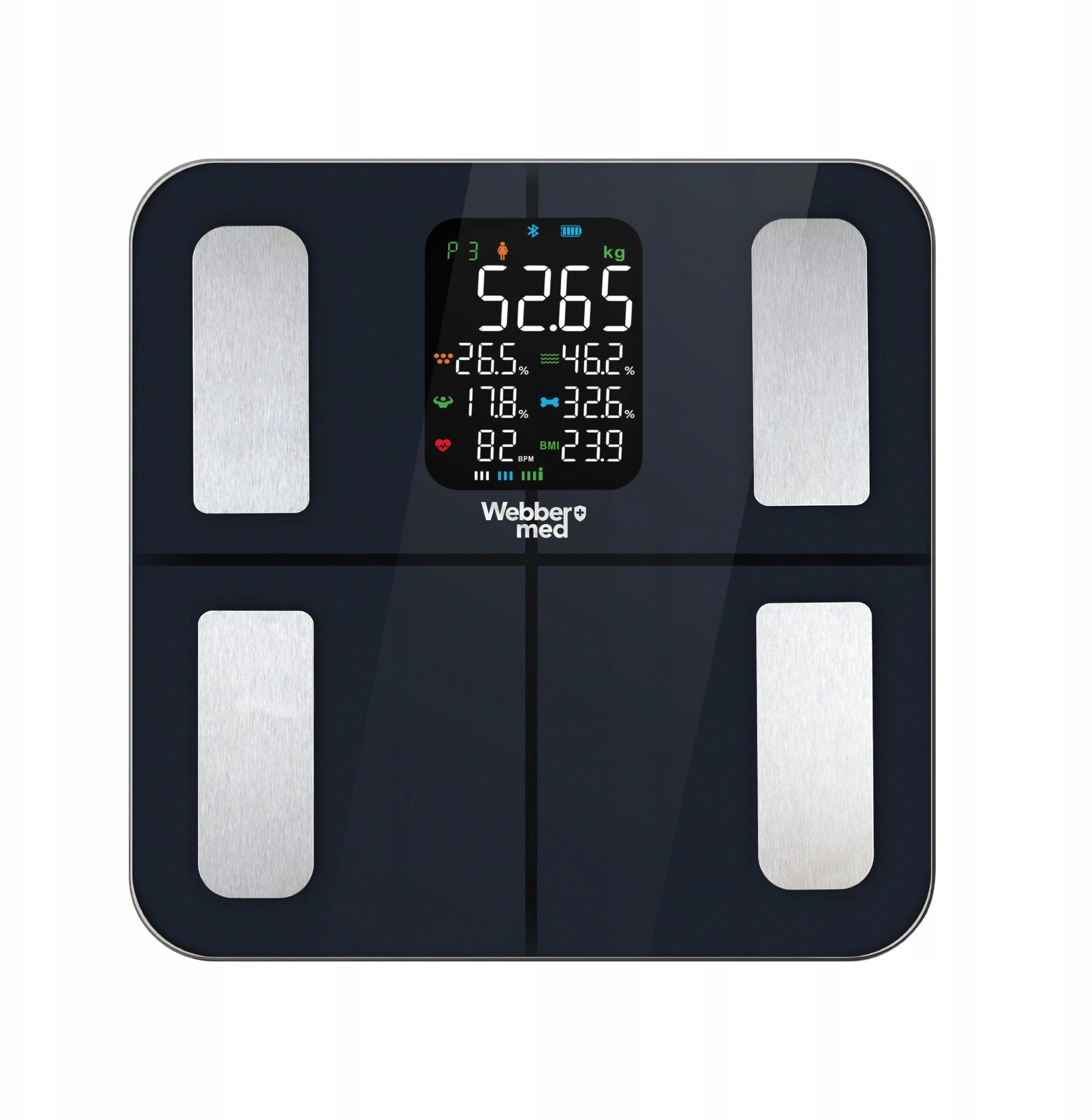 Analytical Bathroom Scale 16 Parameters Apple