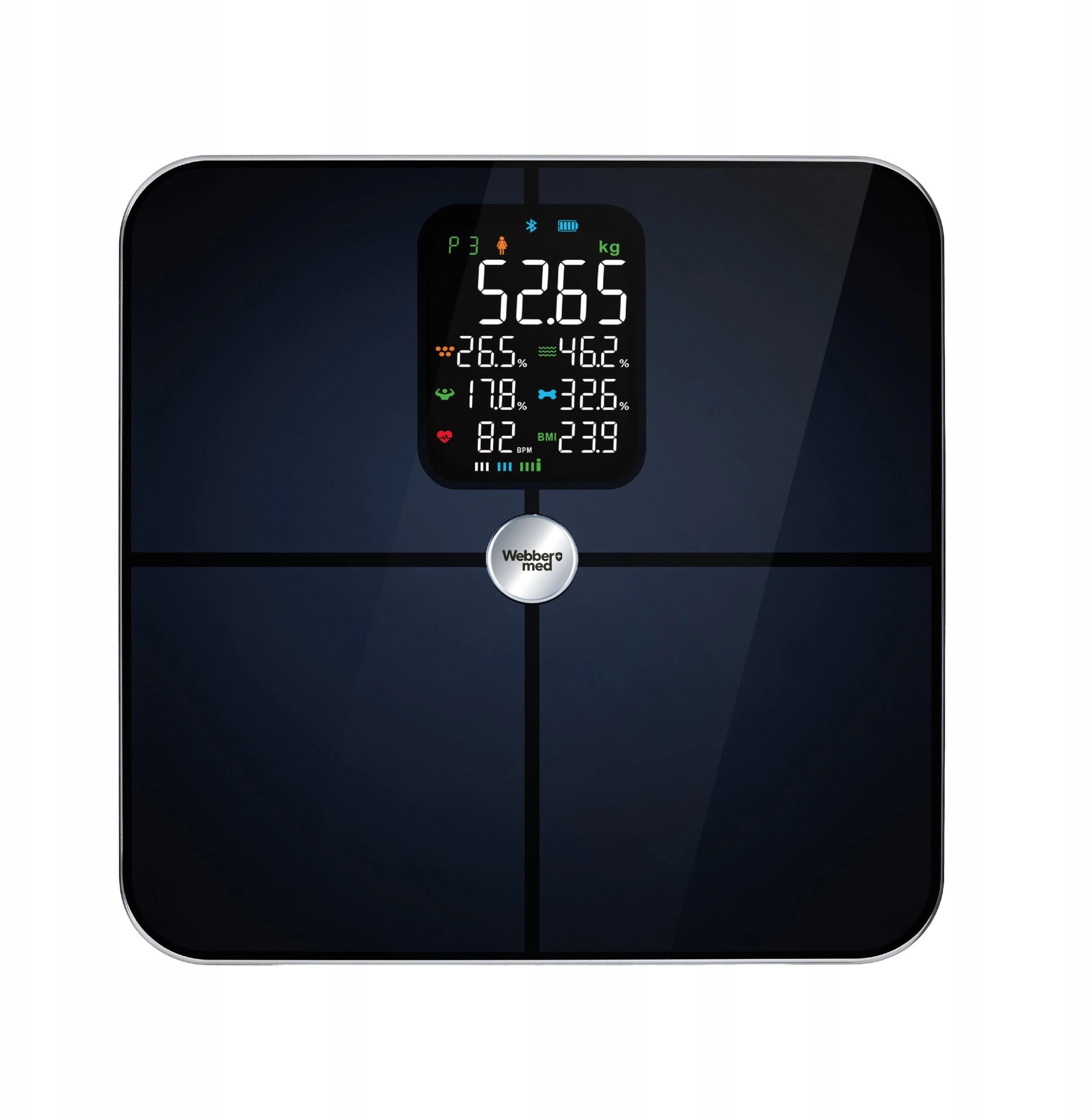 Analytical Bathroom Scale 16 Parameters Apple