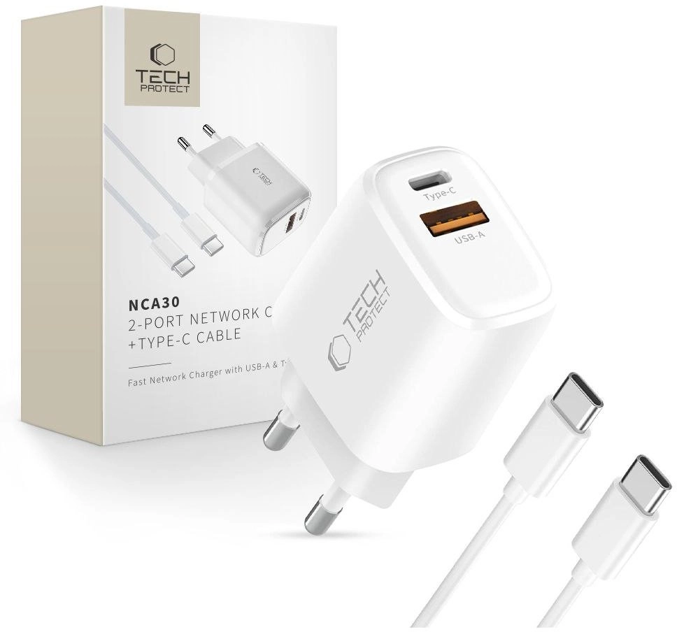 TECH-PROTECT NCA30 2-PORT NETWORK CHARGER PD