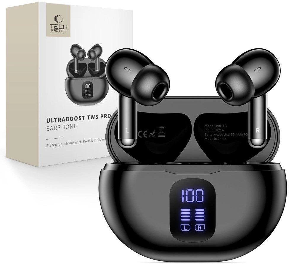 TECH-PROTECT ULTRABOOST TWS EARPHONE PRO G2