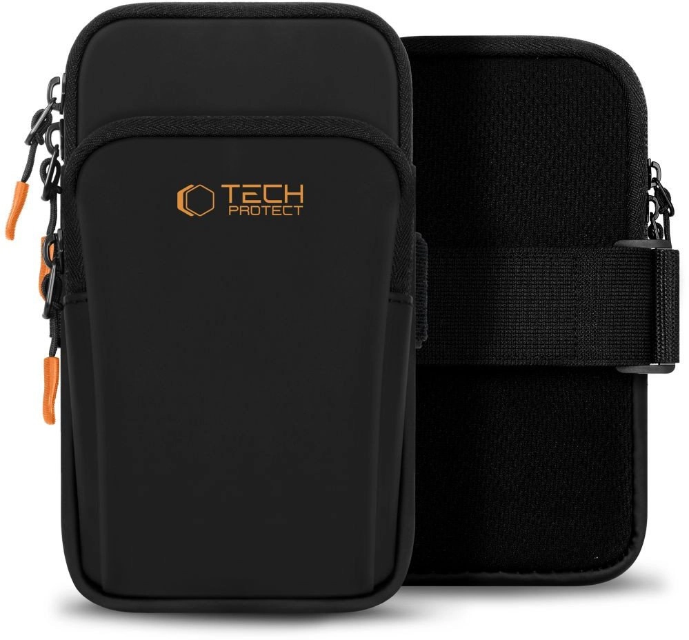 Tech-Protect M7 Universal Sport Armband Black/orange