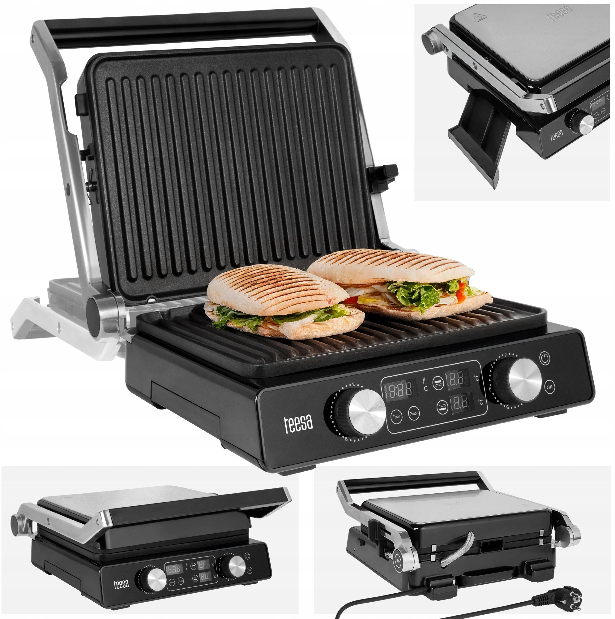 TEESA electric grill panini grill caretaker