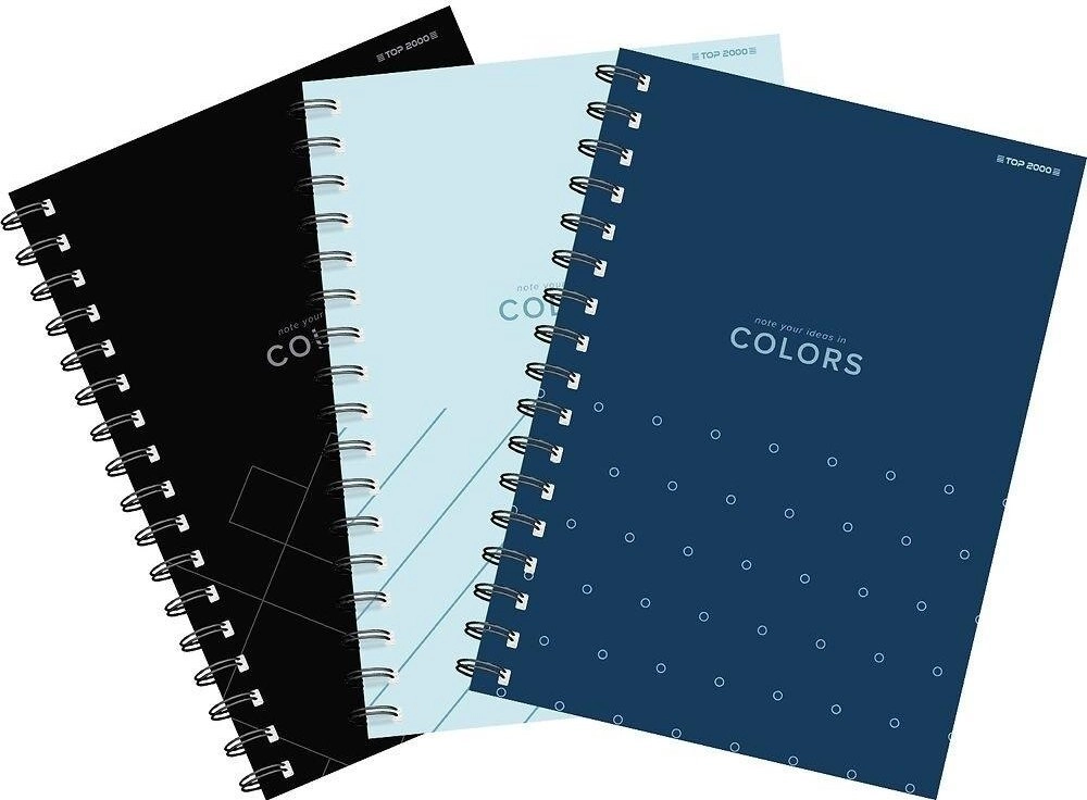 Circle notebook A6/80K grid Geometric (10