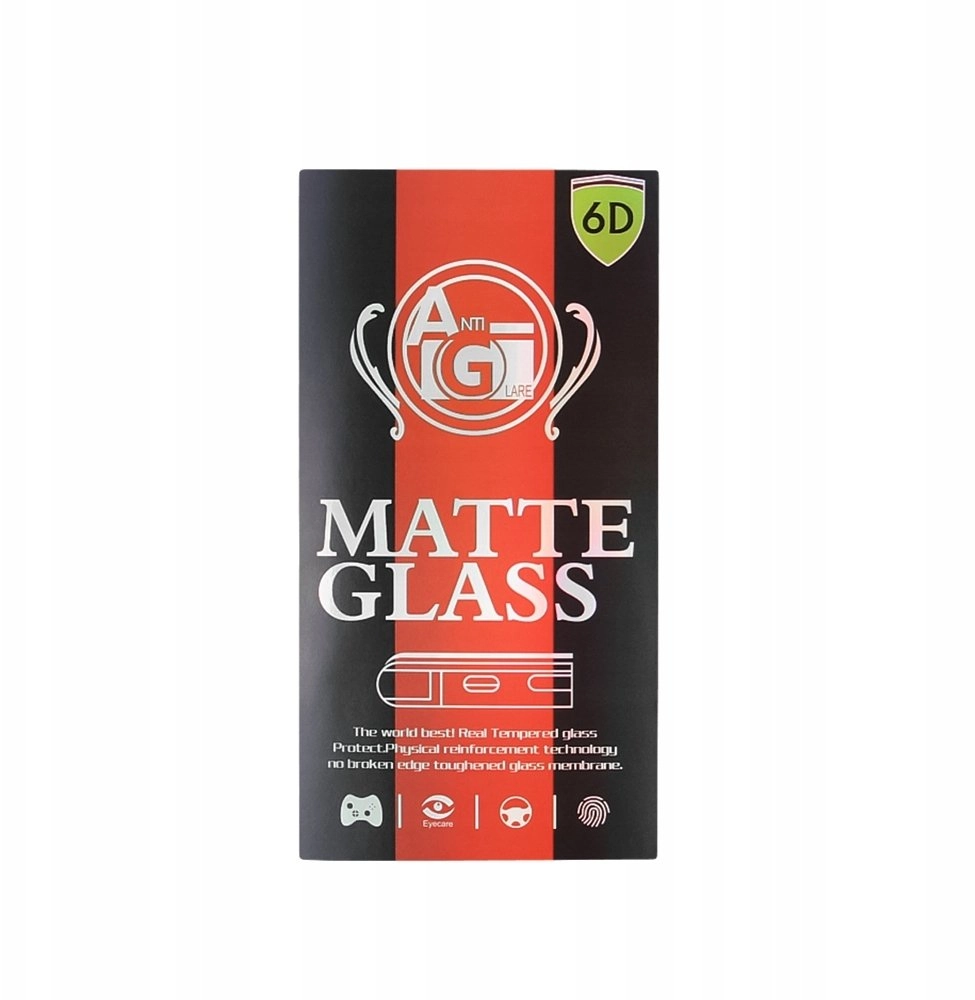 6D frosted tempered glass for iPhone