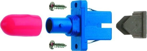 SC/ST simplex fiber optic connector 21
