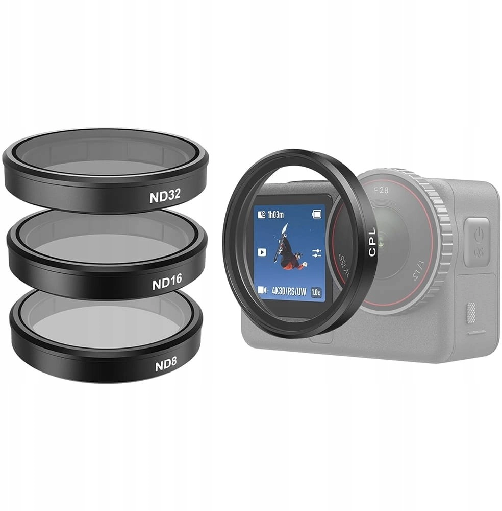 Telesin CPL/ND8/ND16/ND32 Filter Set for DJI