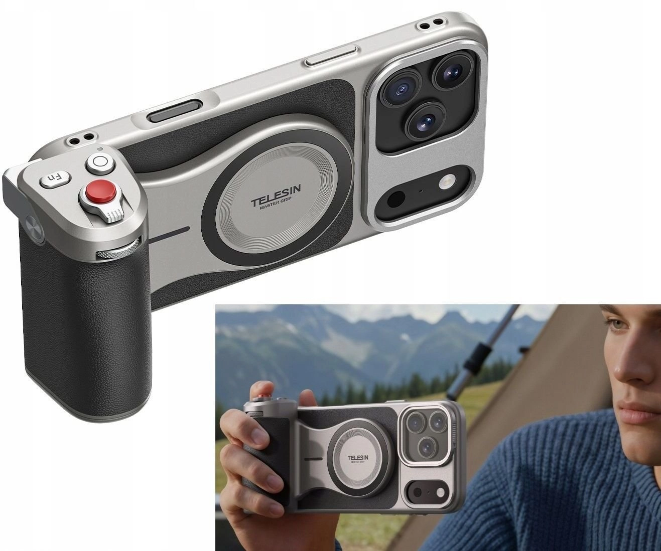 Master Grip holder for iPhone 17