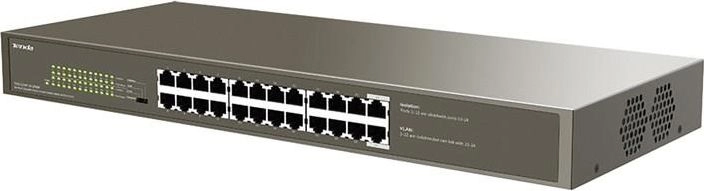 Tenda TEG1124P-24-250W network switch Unmanaged Gigabit