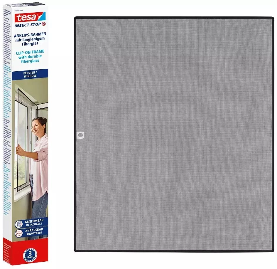 TESA 55360-00001-00 mosquito net Window Anthracite