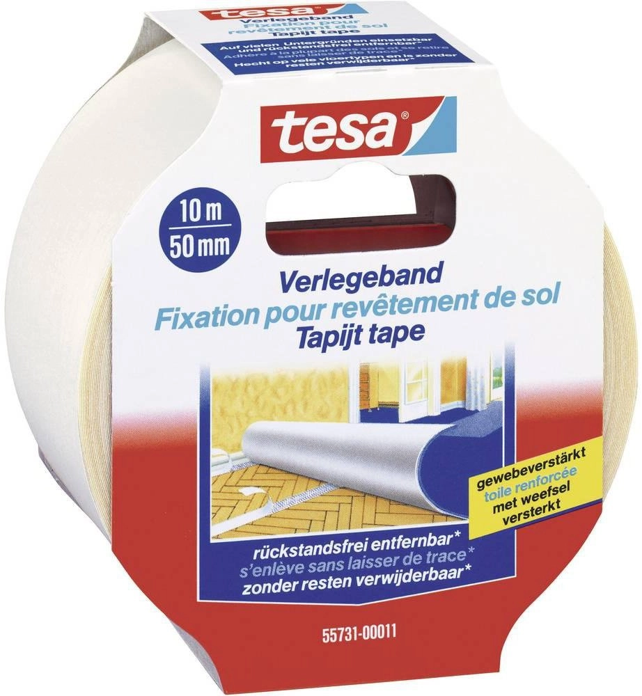 Tesa Verlegeband rückstandsfrei entfernbar 10m x
