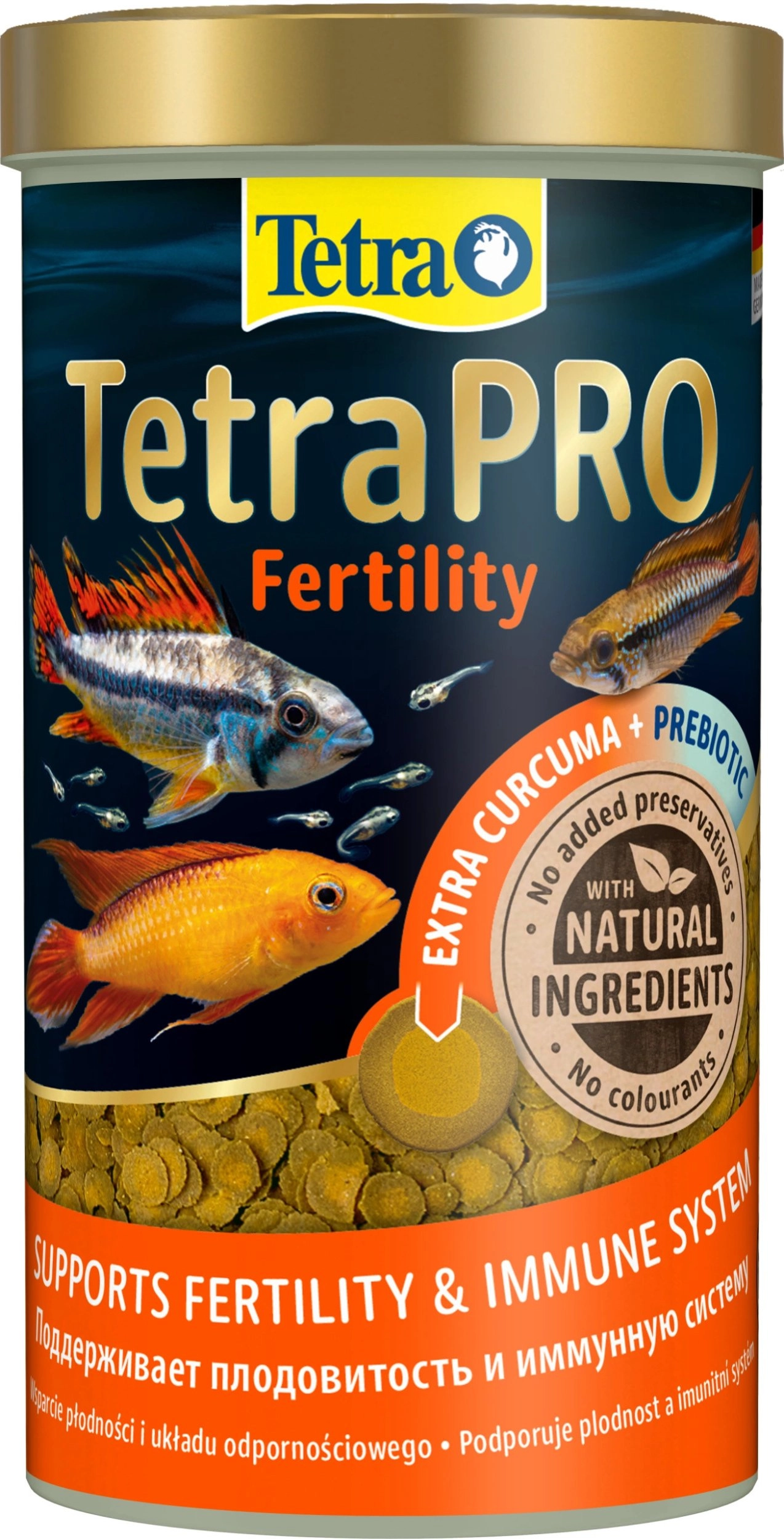 TETRA PRO Fertility Fish food supporting