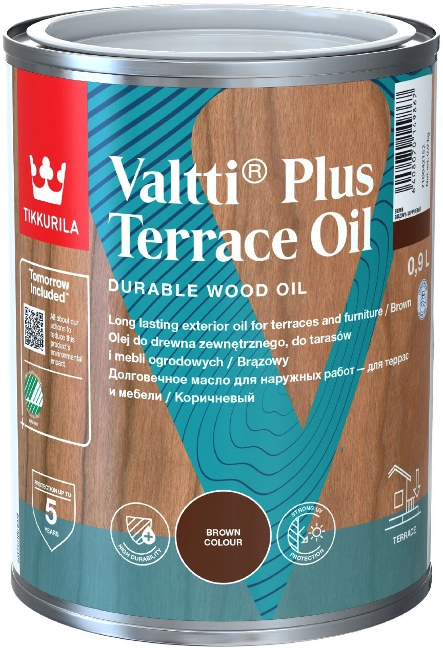 VALTTI+ TERRACE OIL BROWN YD 0