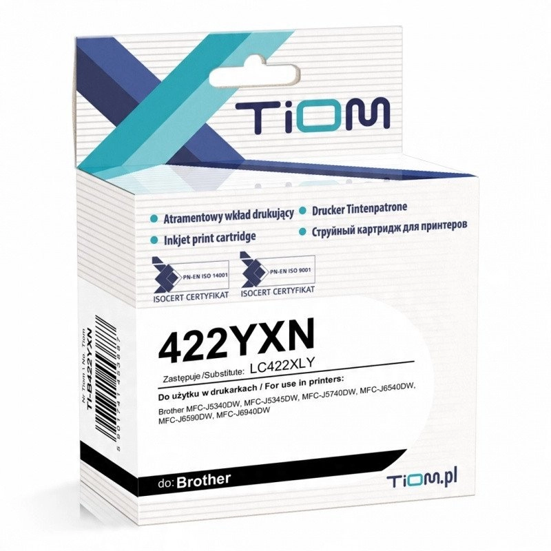 Tusz Tiom do Brother 422YXN  LC422XLY