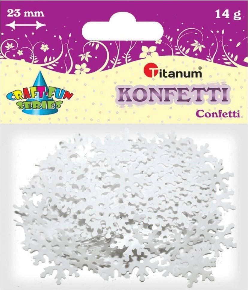 Titanum Konfetti płatki śniegu 14g 397269