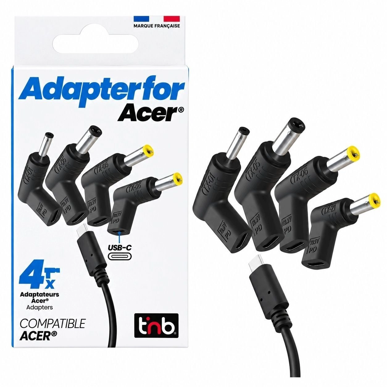 Zestaw Adapterów Usb-c Pd 4x Adapter