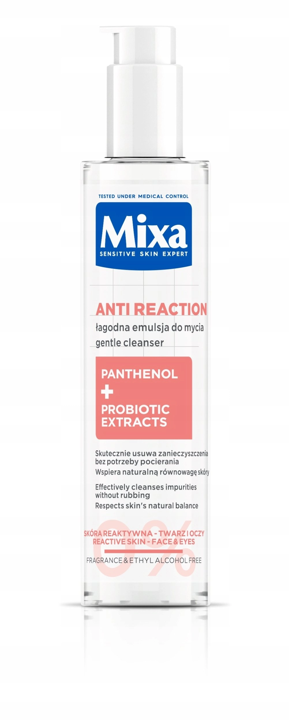 MIXA_Anti Reaction łagodna emulsja do mycia
