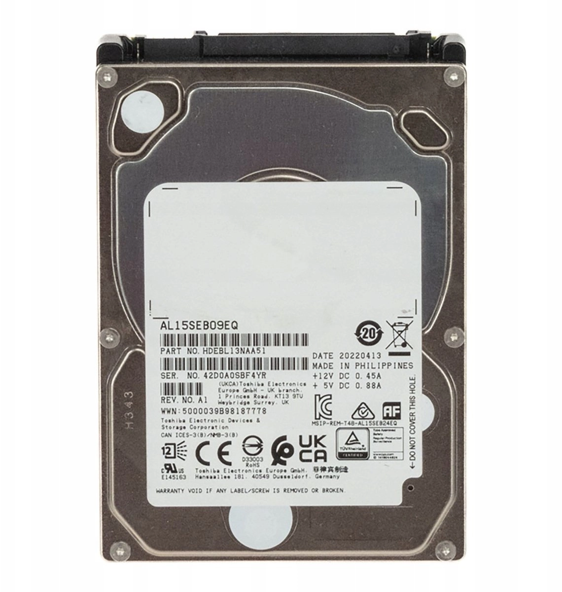 Dysk serwerowy Toshiba Toshiba AL15SEB09EQ dysk