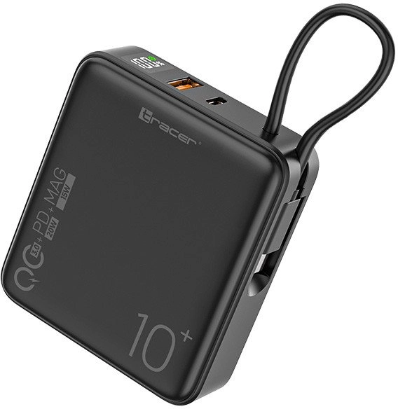 Power bank TRACER Scout 10000mAh MAG+PD+QC