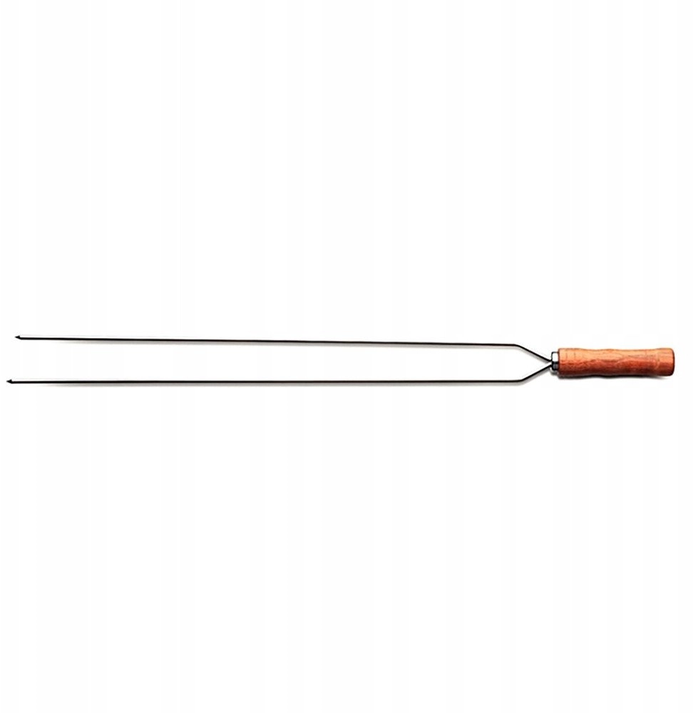 Double skewer with wooden handle  65