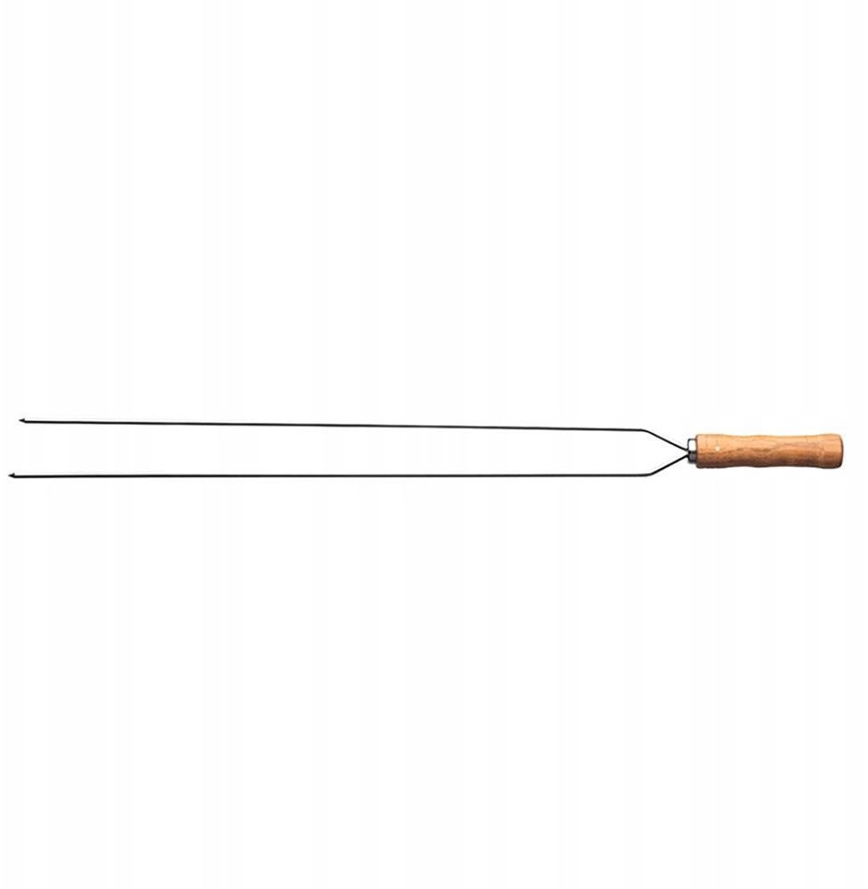 Double skewer with wooden handle  85