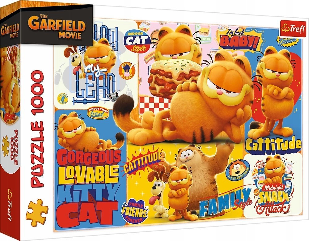 PUZZLE 1000 The Adventures of Garfield