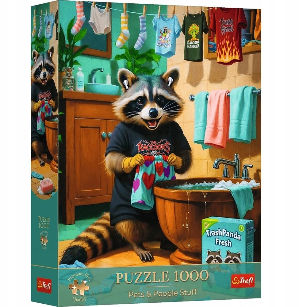 Trefl PUZZLE 1000EL CLUES PREMIUM WASHING