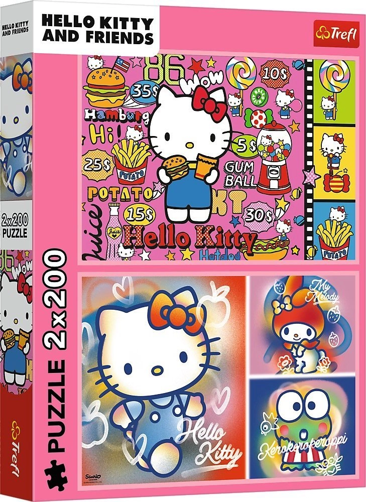 PUZZLE 2x200 Hello Kitty and friends